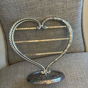 Brighton heart-shaped earring holder.